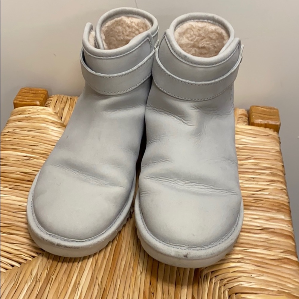 UGG Rella Frosted Gray ankle boot 1013008 size 6